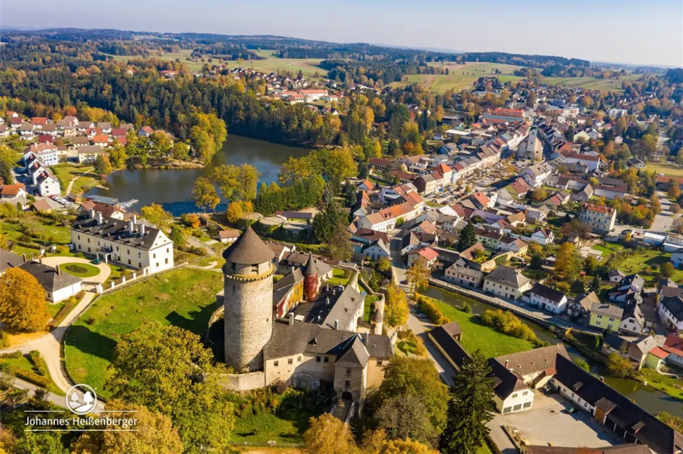 Stadtgemeinde Litschau von oben